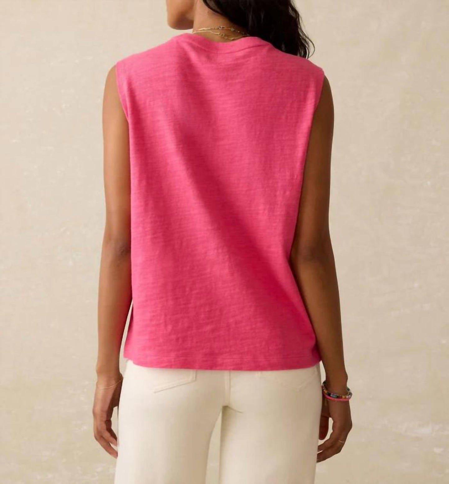 Faherty - Sunwashed Slub Muscle Tank Top
