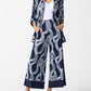Joseph Ribkoff - Silky Knit Abstract Print Boxy Blazer