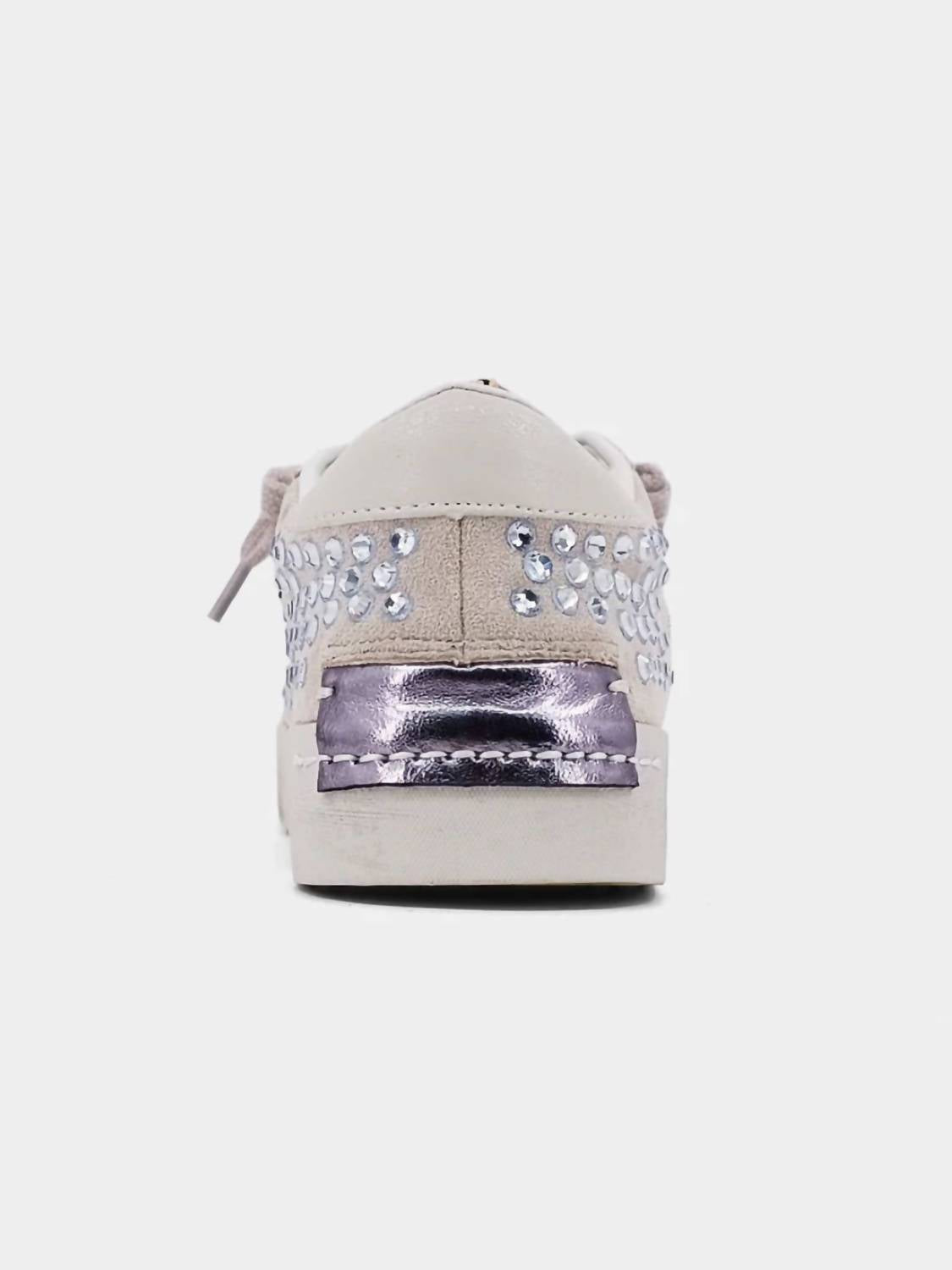Shu Shop - Women's Ruby Metallic Stud Sneaker