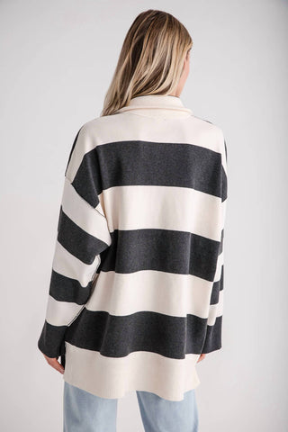 Free People - COASTAL STRIPE PULLOVER TOP