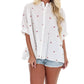Day + Moon - Freedom Threads Oversized Star Top