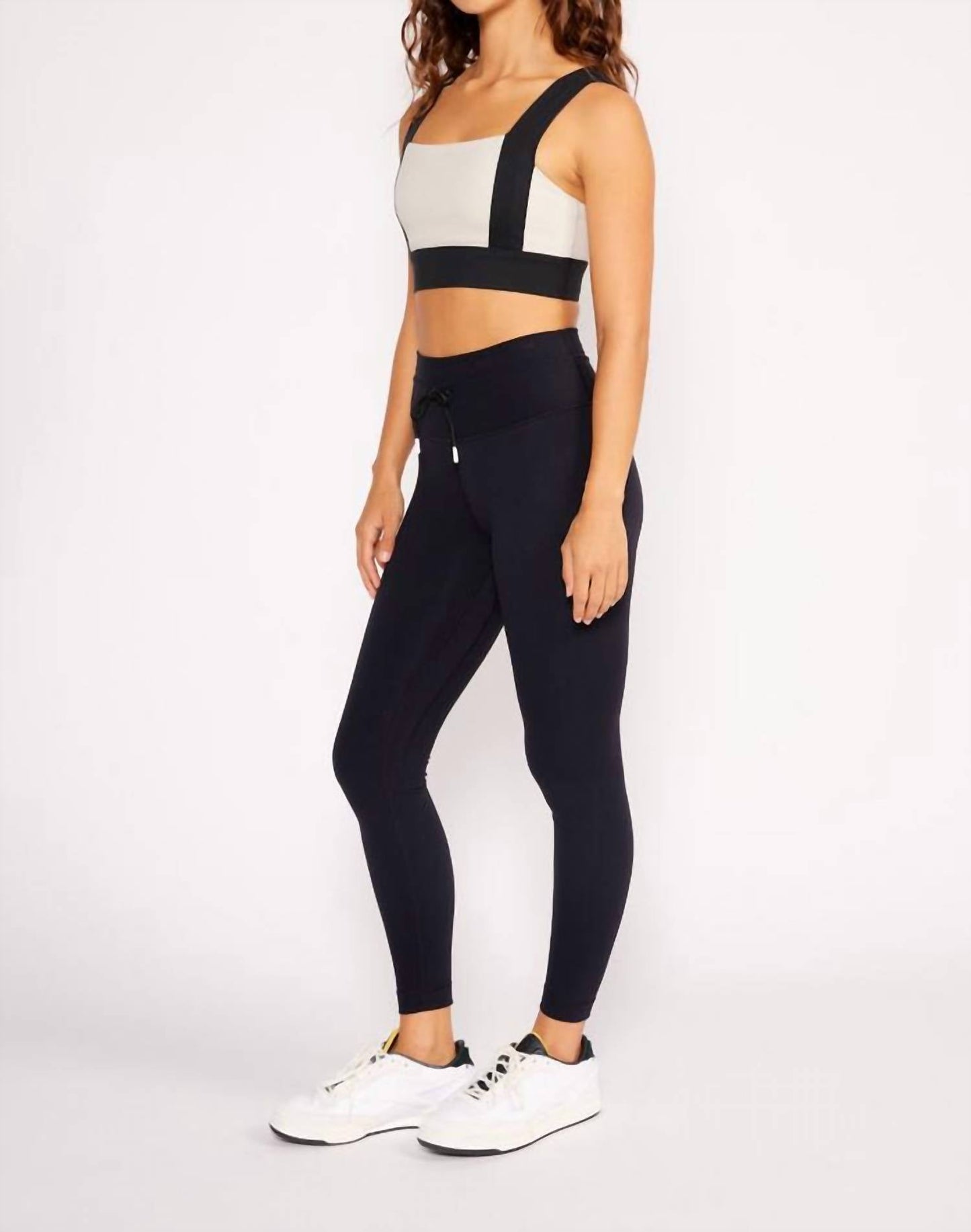 Cream Yoga - Aria 7/8 Length Drawstring Leggings