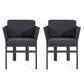 Outdoor Dining Chair, All-Weather Patio Seating For Backyard (Set of 2)