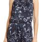 Nordstrom Square Neck Camisole - Navy Night Blue Dried Floral