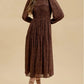 Blu Pepper - Sweetheart Neck Shirred Maxi Dress