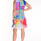 Frank Lyman - V-neck Layered Dress