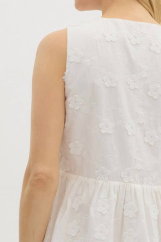 Entro - Hanna Scalloped Hem Mini Dress