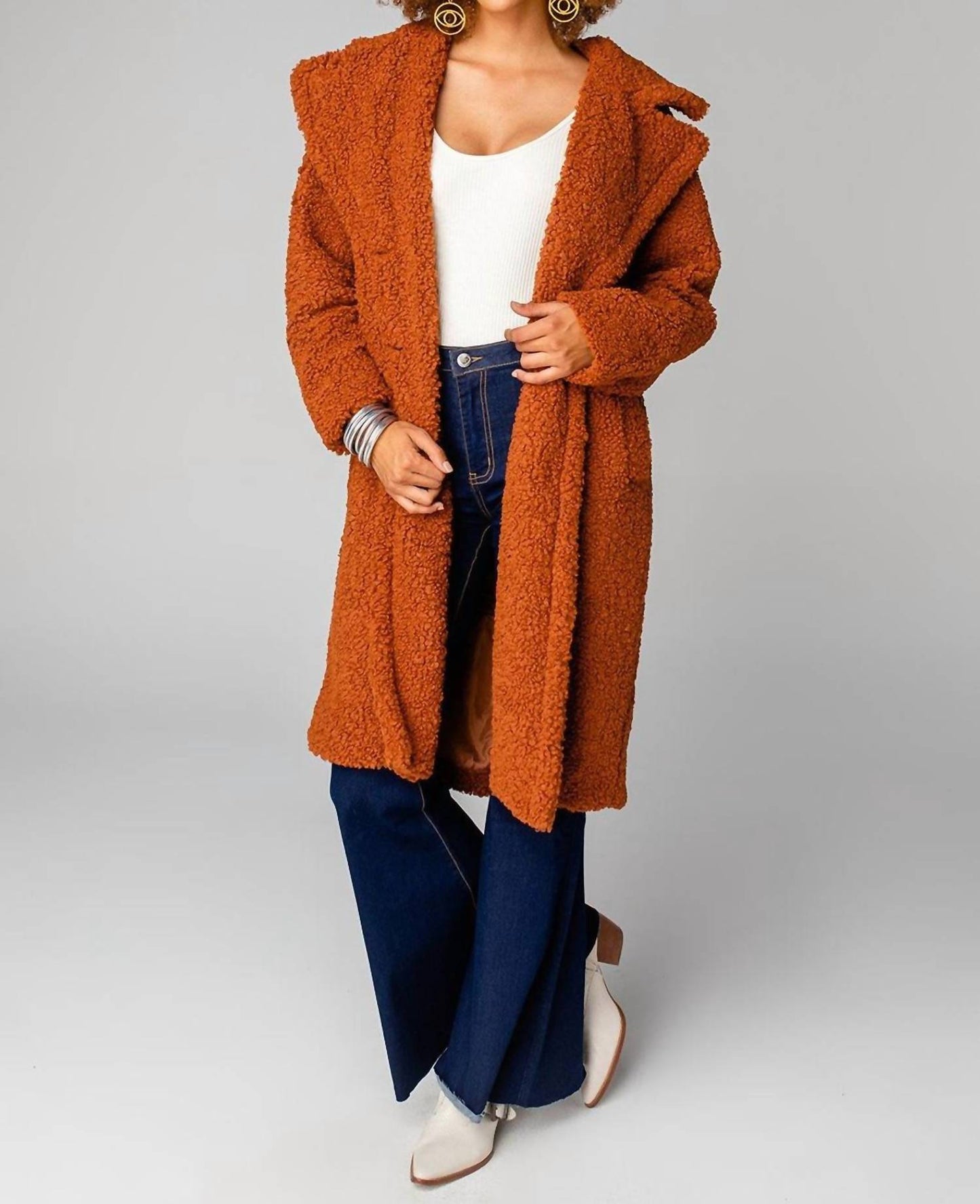 Buddylove - Zoey Oversized Teddy Faux Fur Coat