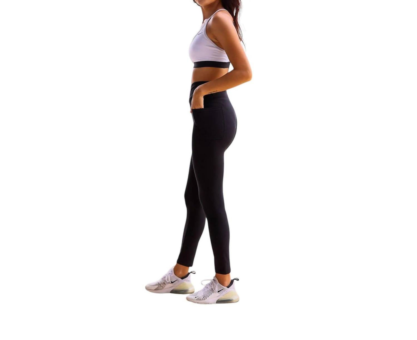 Julia Rose - Crossover Pocket Full Length Leggings