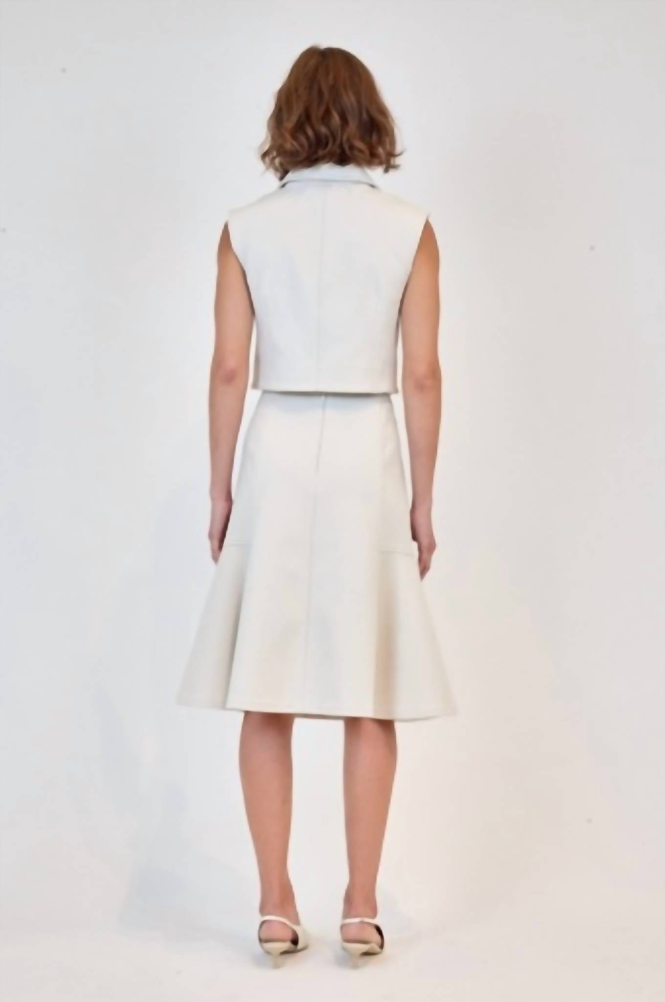 Simkhai - Alix Short Sleeve Zip Up Top