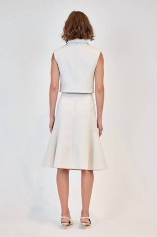 Simkhai - Alix Short Sleeve Zip Up Top