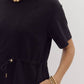 Entro - Drawstring Waist Mini Dress