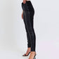 Judy Blue - High Waist Faux Leather & Denim Skinny Jean