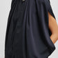 Tibi - Stretch Silk Nylon Cape Top
