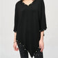 Joseph Ribkoff - Pearl Embellished Poncho