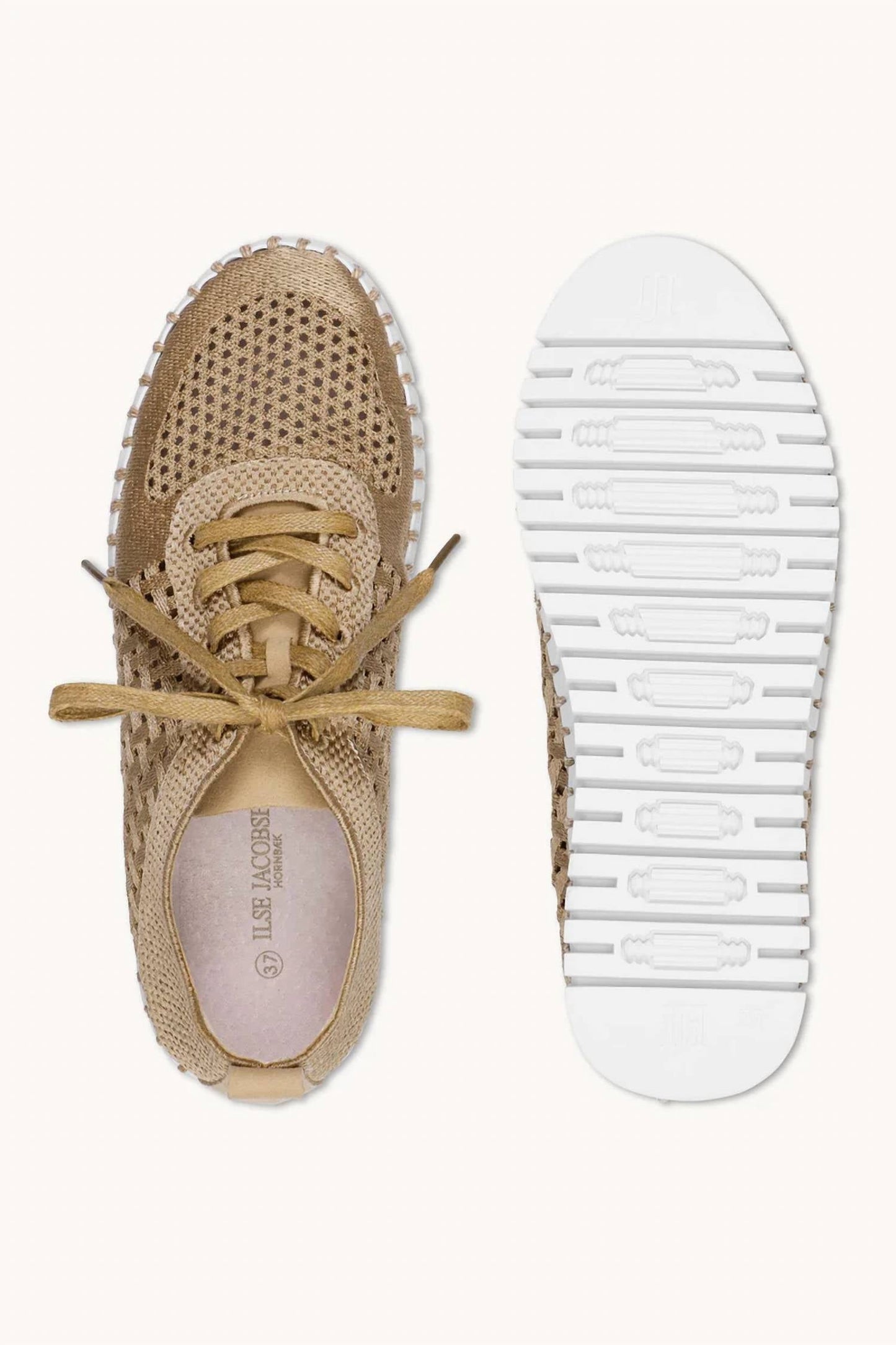 Ilse Jacobsen - Women's Tulip 4271 Crochet Wedge Sneaker