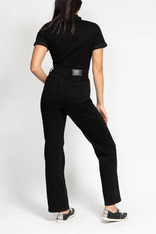 Judy Blue - High Waist Tummy Control Straight Jeans Jumpsuit