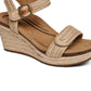Aetrex - SYDNEY QUARTER STRAP ESPADRILLE WEDGE SANDAL