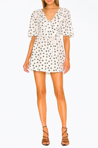 For Love & Lemons - CONNIE DAISY SEERSUCKER MINI DRESS