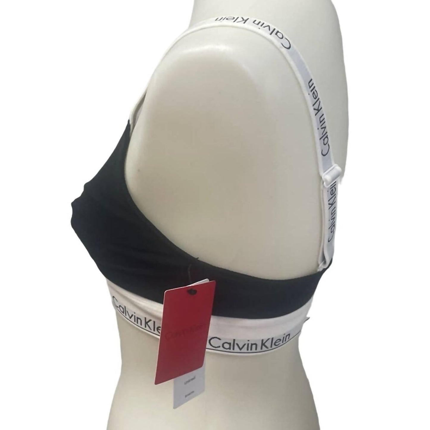 Calvin Klein - Unlined Adjustable Strap Cotton Blend Triangle Bralette