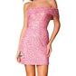 Aleta - One Shoulder Drape Sleeve Dress