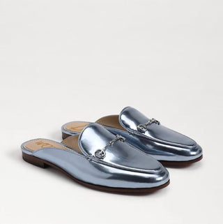 Sam Edelman - Women's Linnie Slip On Round Toe Chain Detailed Wide Mules