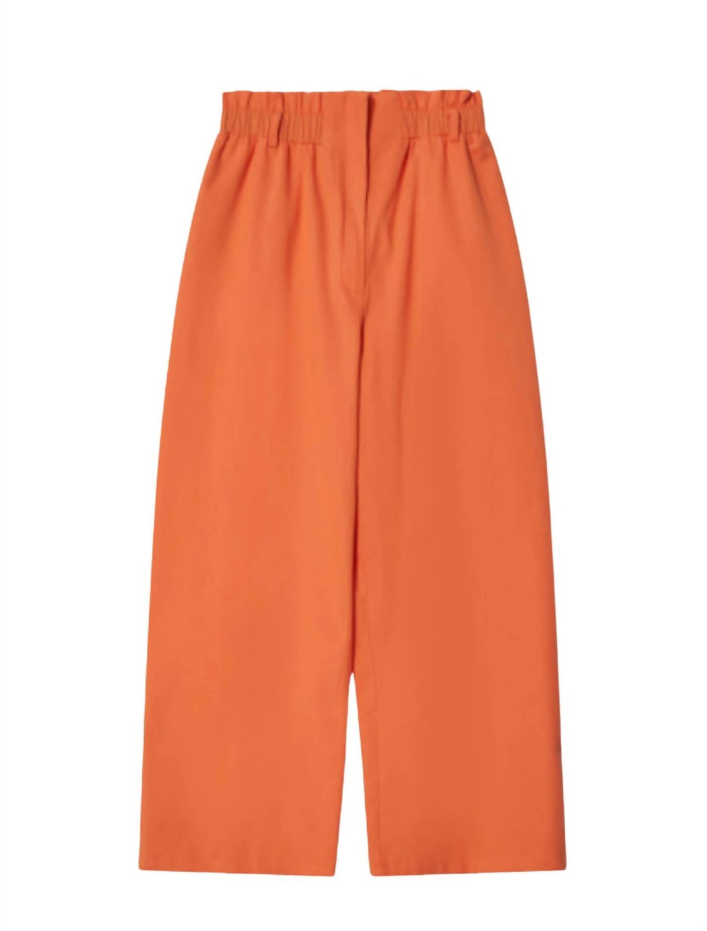 Compania Fantastica - Women's High Waisted Twill Cropped Trousers