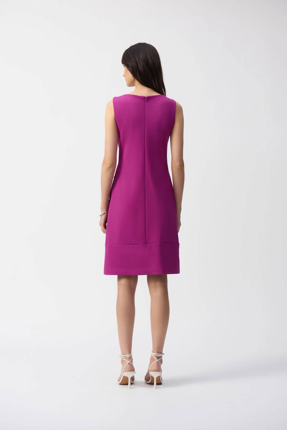 Joseph Ribkoff - Side Buttons Accent Sheath Dress