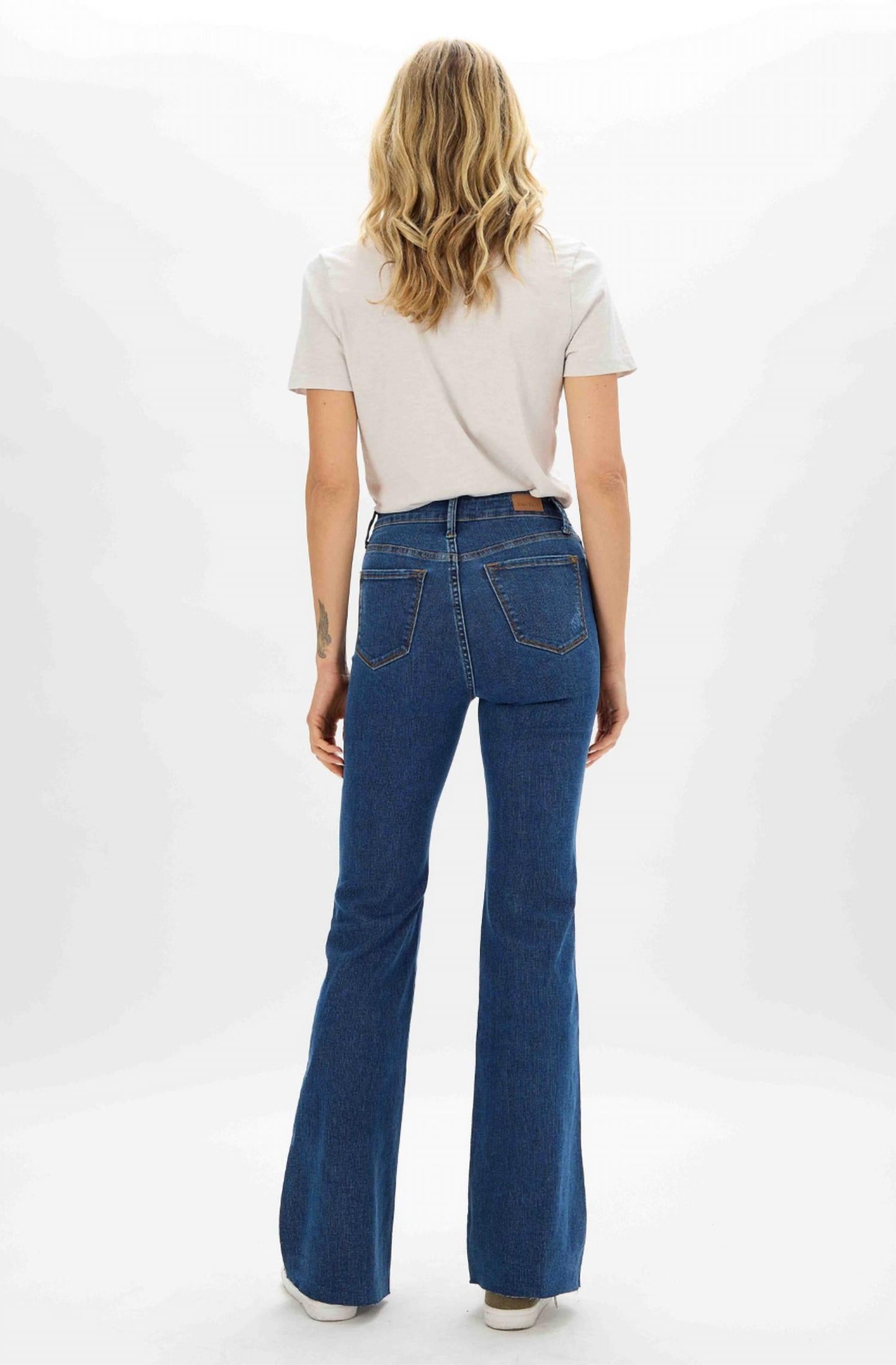 Judy Blue - High Waist Tummy Control Flare Jeans With Sorbtek Moisture Control