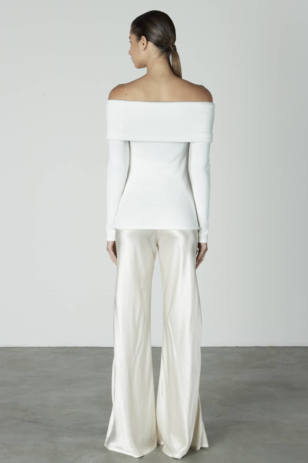 Enza Costa - SWEATER KNIT OFF SHOULDER TOP