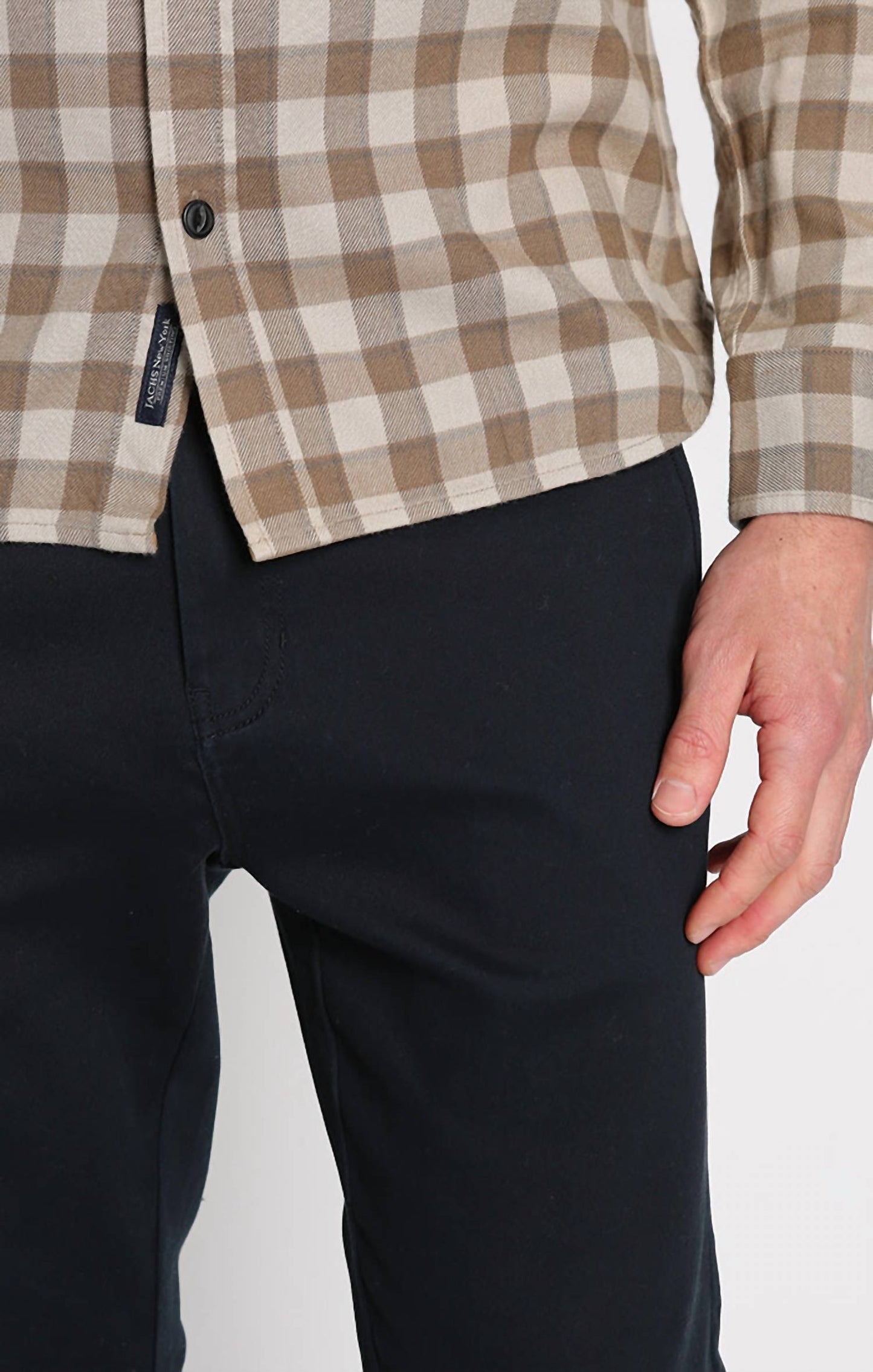 Jachs New York - Manor 6oz Stretch One Pocket Flannel Shirt