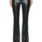Free People - Level Up Vegan Leather Slit Boot Cut Pants