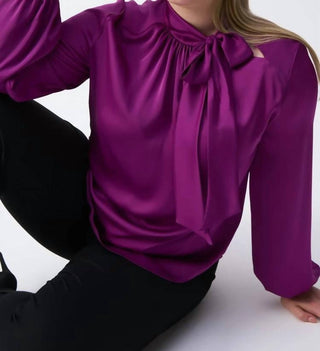 Joseph Ribkoff - Empress With Bow Neckline Top