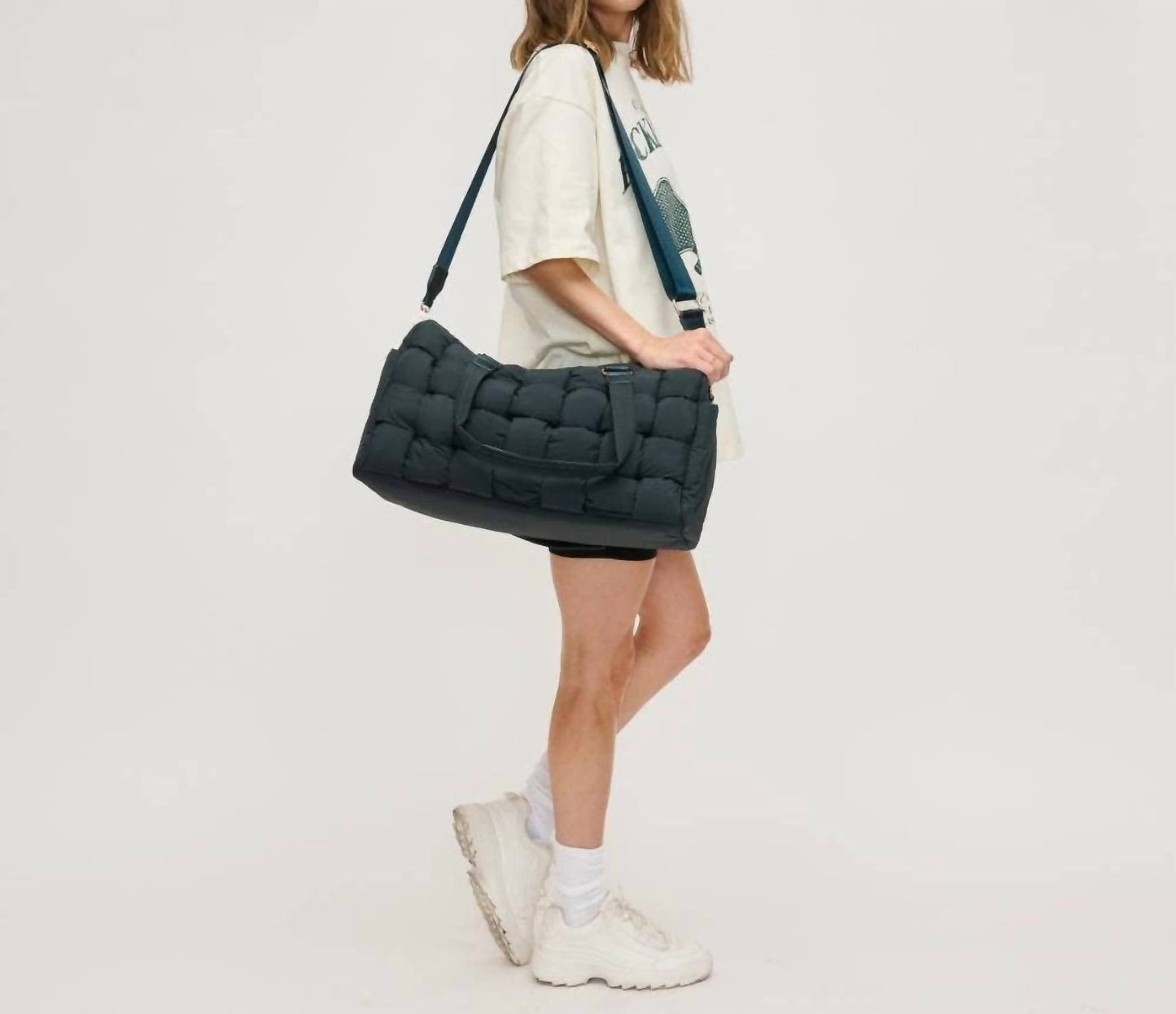 Urban Expressions - Serena Woven Nylon Travel Duffel Weekender Bag