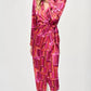 Joseph Ribkoff - Satin Geometric Print Wrap Dress
