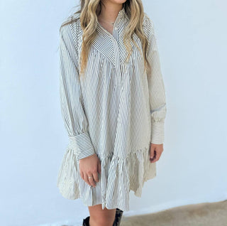 Entro - Don't Hold Back Striped Dress