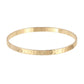 Eklexic - Women's Hammered Bangle Bracelet Set