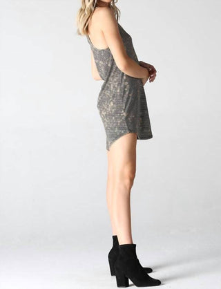 Angie - Acid Wash Mini Dress