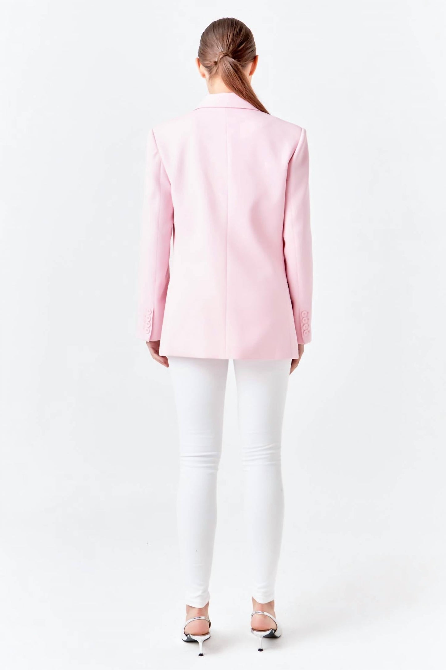 Endless Rose - Double Breast Basic Blazer
