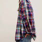 Free People - Girl Meets Boy Plaid Shirt
