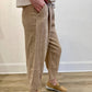 Milio Milano - Pleated Linen Straight Leg Pants