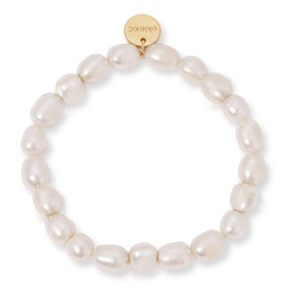 Eklexic - Women's Pearl Bead Bracelet