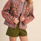 &Merci - Women's Print Quilted Jacket