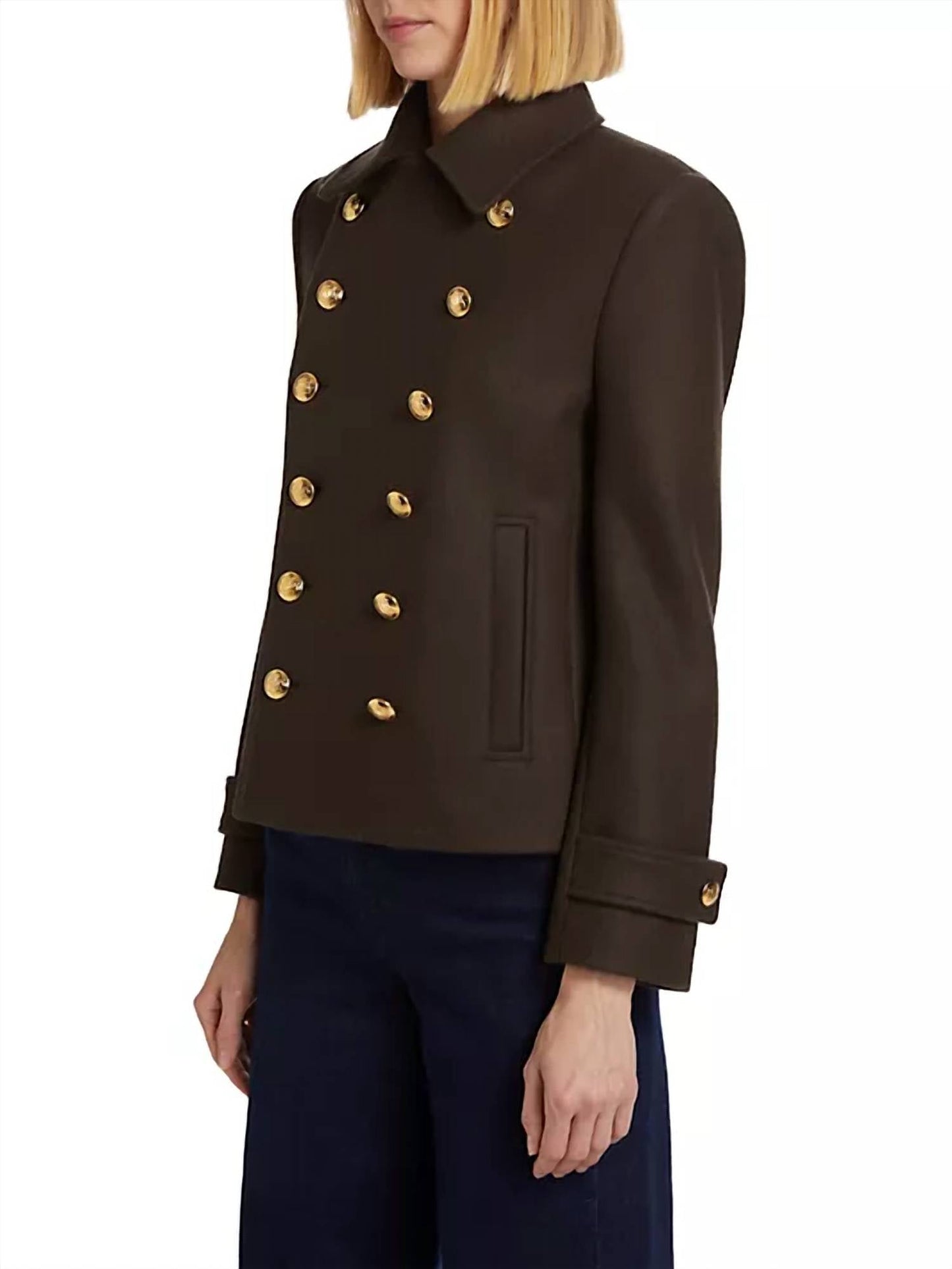 Nili Lotan - Ornella Cropped Peacoat