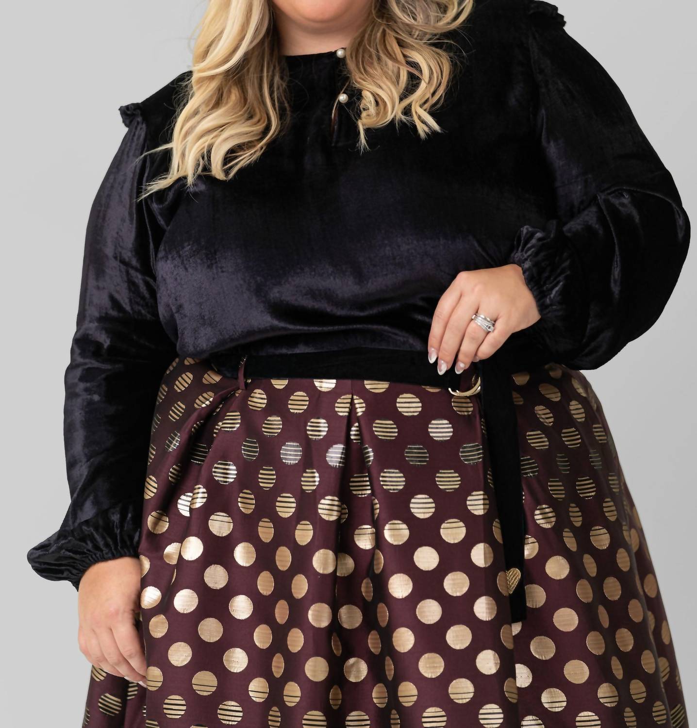 Emily Lovelock - Hazel Long Sleeve Top - Plus
