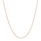 14k Rose Gold Oval Cable Link Chain 0.97mm