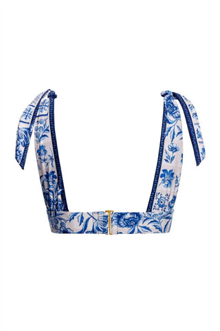 Agua Bendita - Laurie Azure Bikini Top