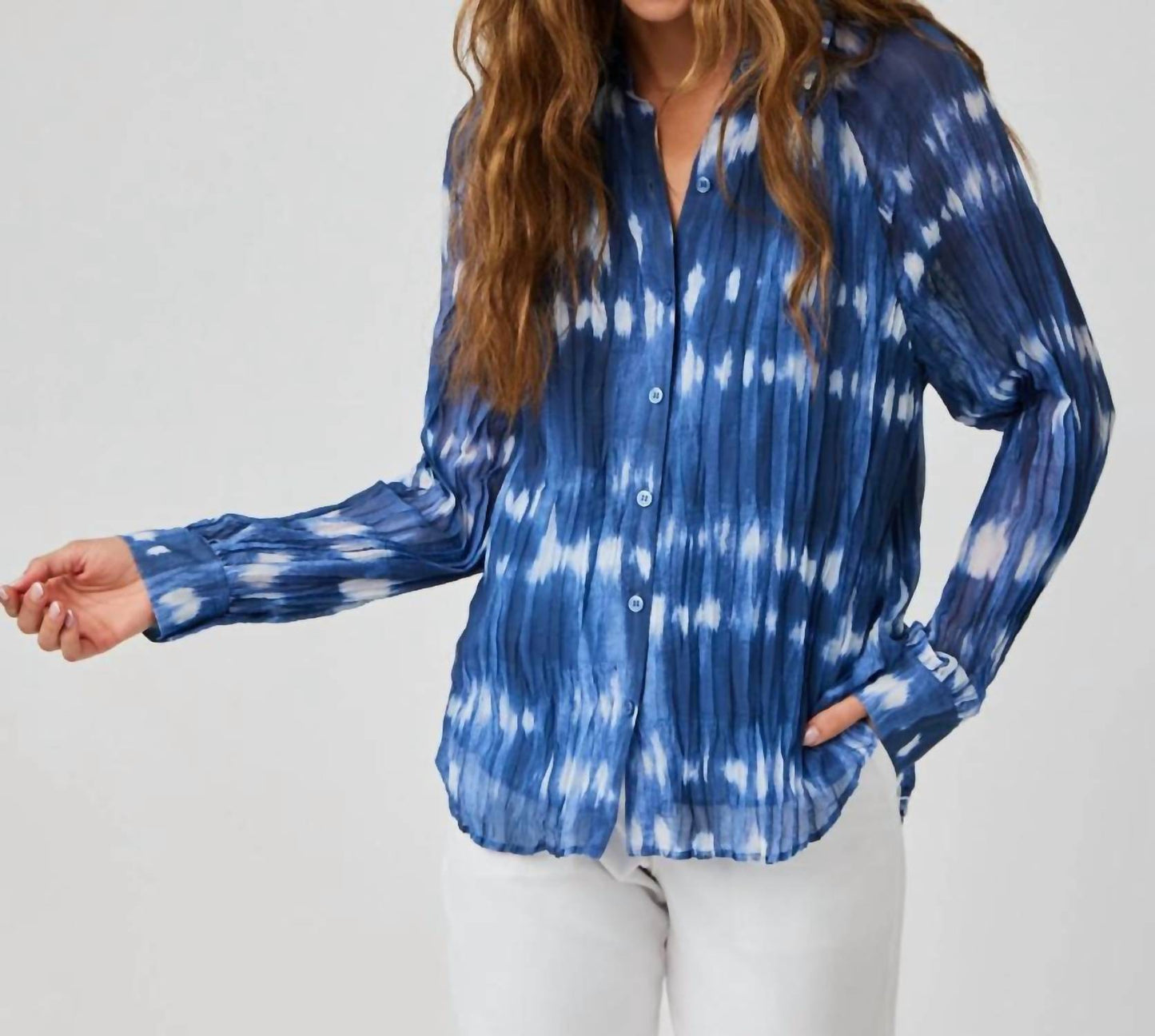 Bella Dahl - Pleated Ragland Long Sleeve