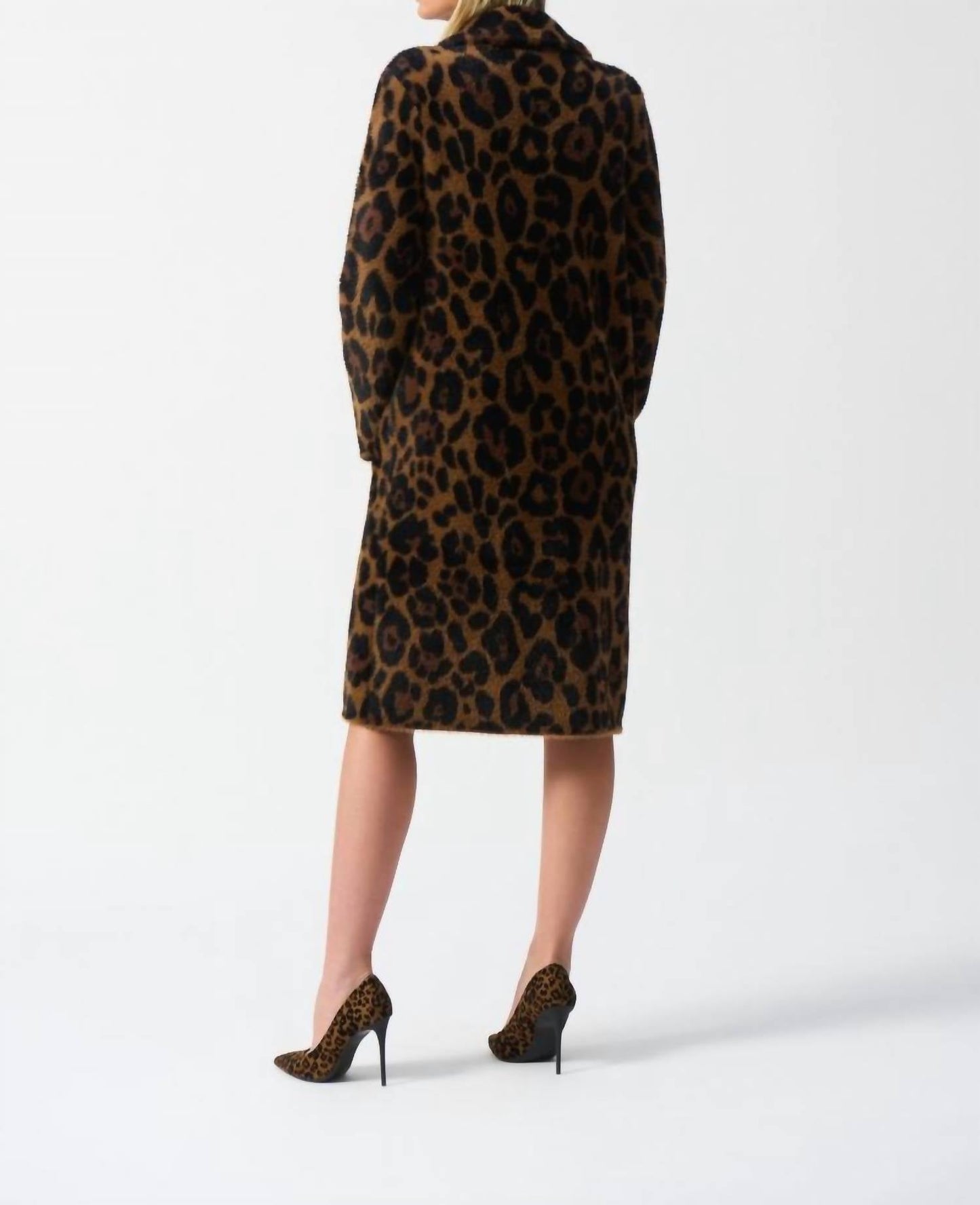 Joseph Ribkoff - Animal Print Plush Knit Coat