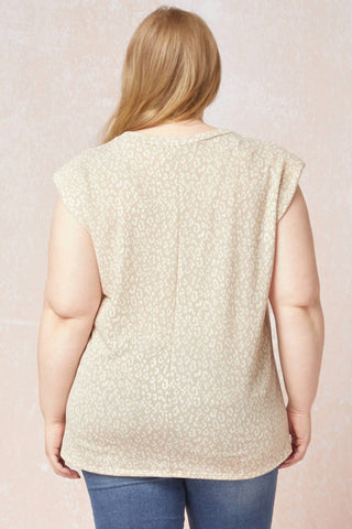 Entro - Leopard Tonal Top